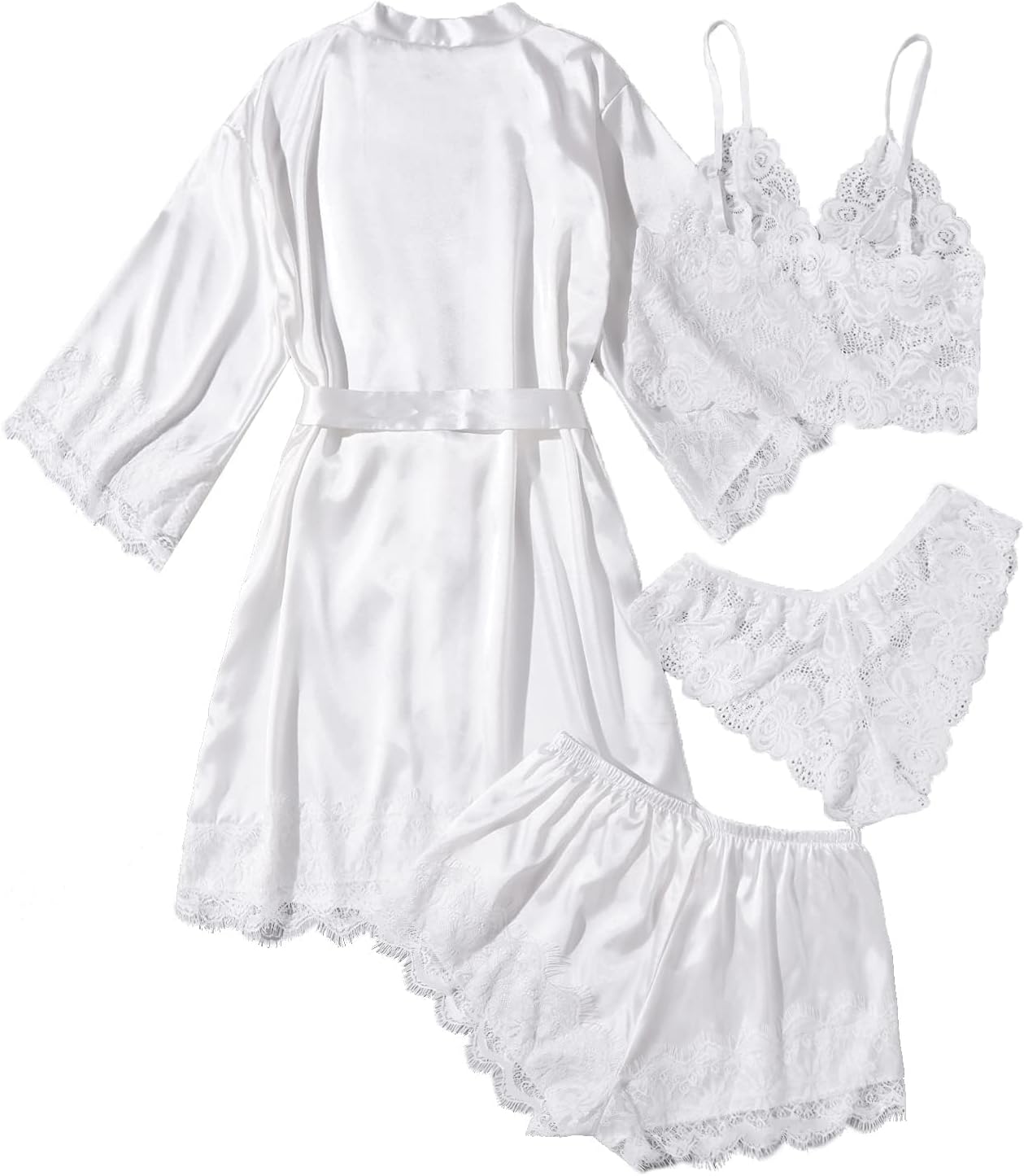 Indulge in Luxury: WDIRARA Silk Satin Pajamas Set Review
