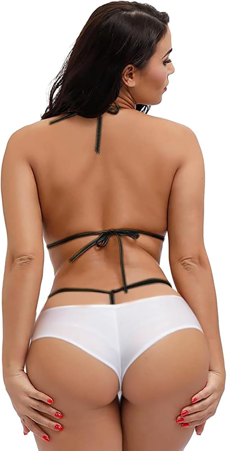 Dive into Style: EVAbaby Sexy Halter Neck Micro Bikini Set Review