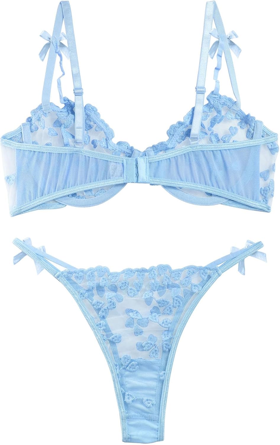 Unveiling Elegance: Lilosy Sexy Underwire Mesh Lingerie Set Review