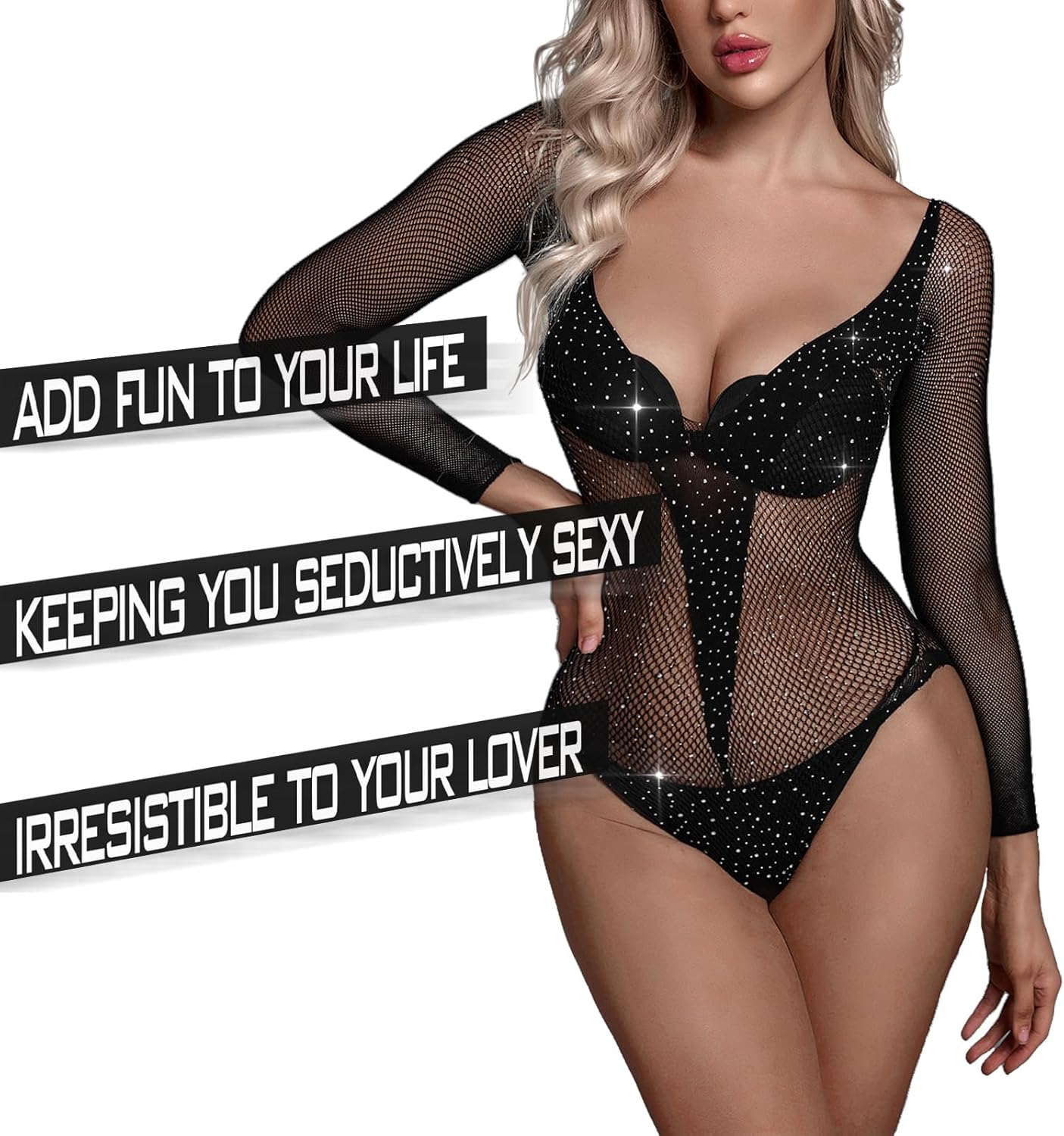 Unleash Your Inner Vixen: A Review of the Sexy Fishnet Lingerie Set