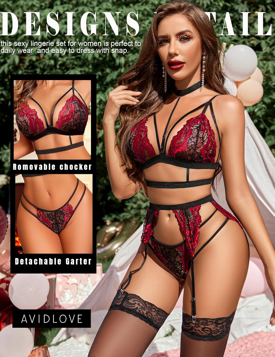 Revamp Your Lingerie Drawer: Avidlove Lace Garter Set Review