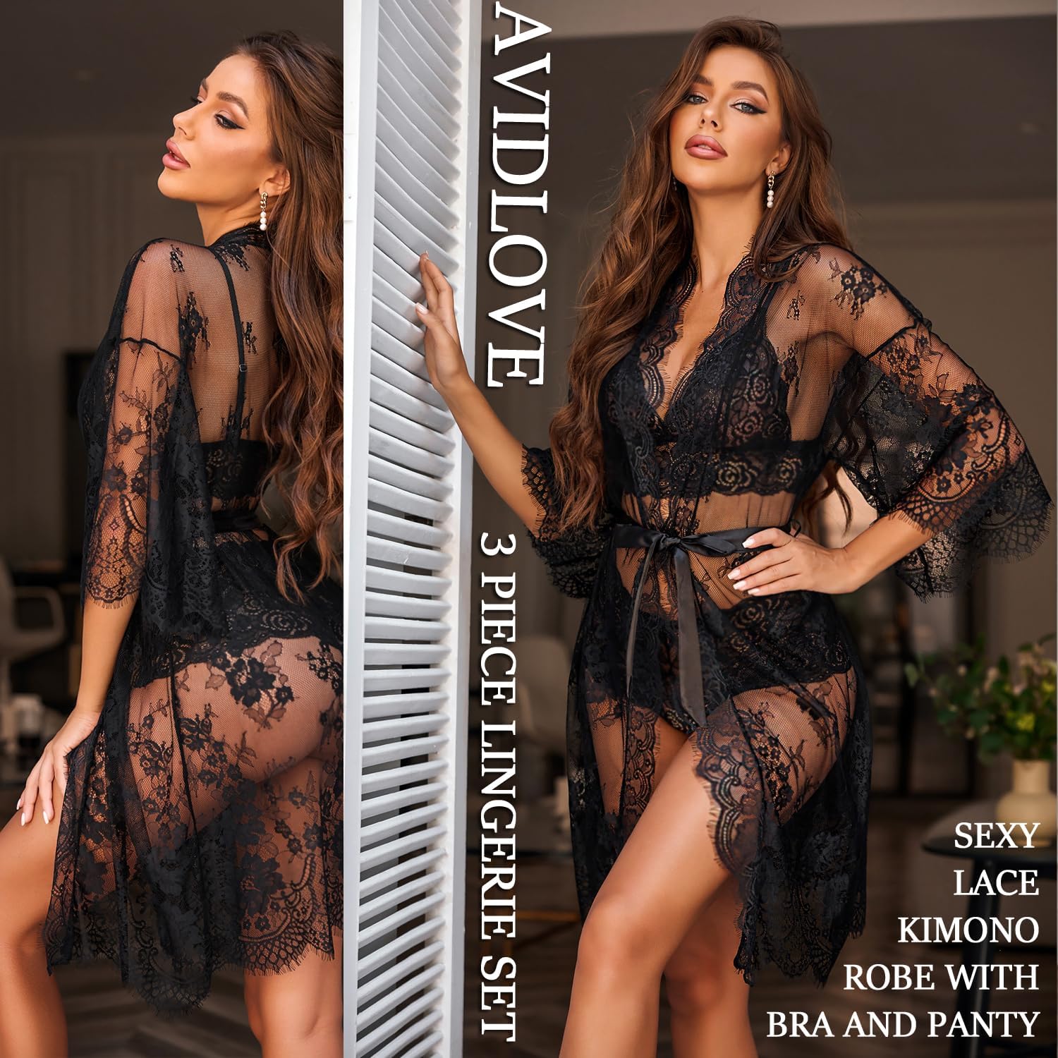 Unveil Elegance: A Review of the Avidlove 3-Piece Sexy Lingerie Set