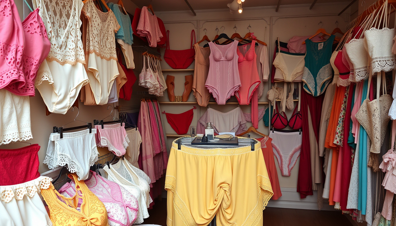 Where to Find Authentic Vintage Ladies Underwear