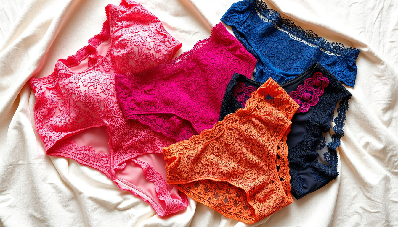 Different Styles of Ladies Mesh Underwear