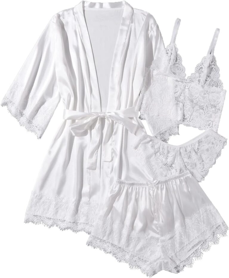 Indulge in Luxury: WDIRARA Silk Satin Pajamas Set Review