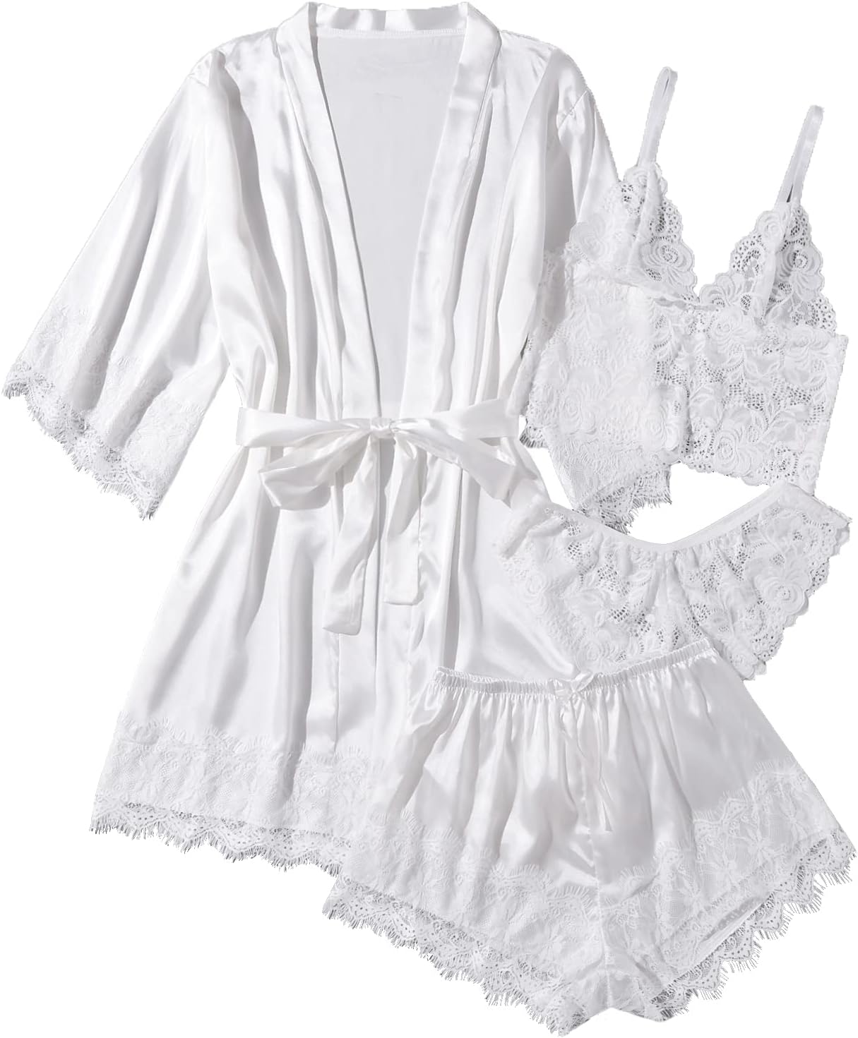 Indulge in Luxury: WDIRARA Silk Satin Pajamas Set Review
