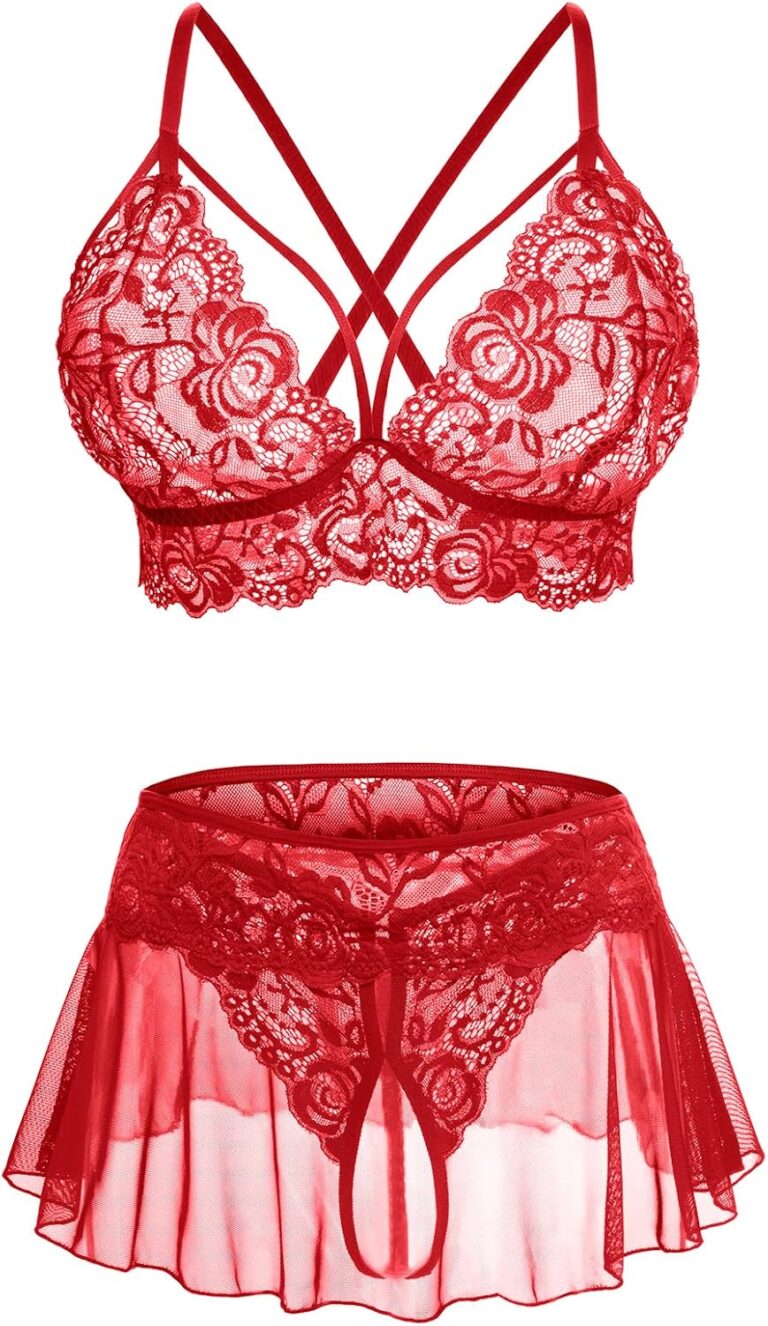 Unleash Your Inner Seductress: A Review of the Sexy 3-Piece Lace Lingerie Set