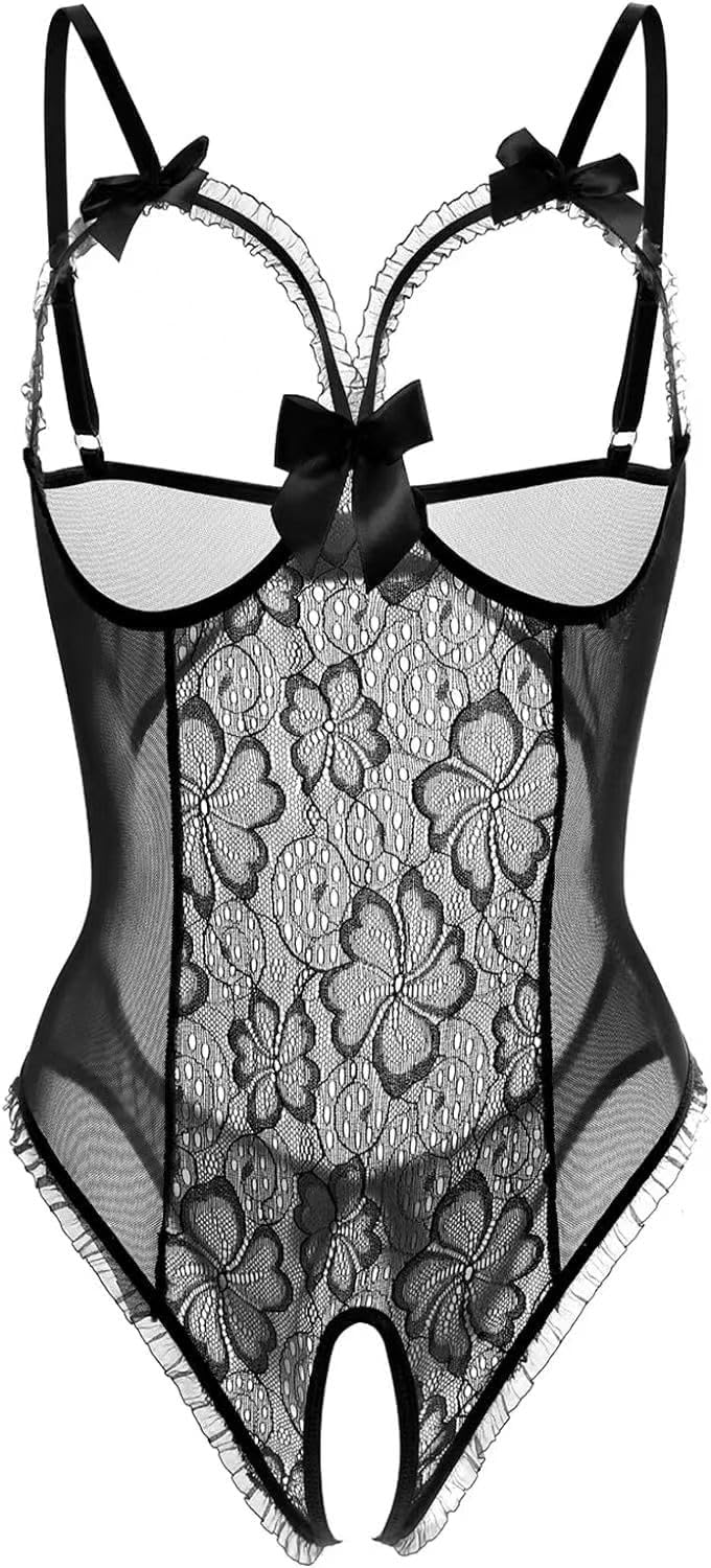 Unveil Your Allure: Plus Size Lace Teddy for Enchanting Nights