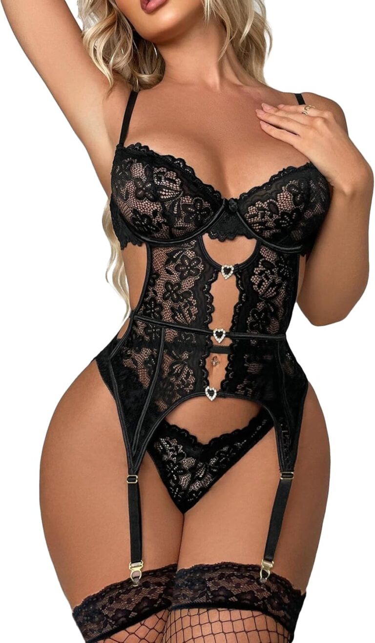 Unveiling Elegance: Avidlove's Irresistible Garter Lingerie Set Review