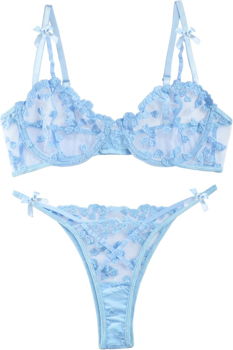Unveiling Elegance: Lilosy Sexy Underwire Mesh Lingerie Set Review