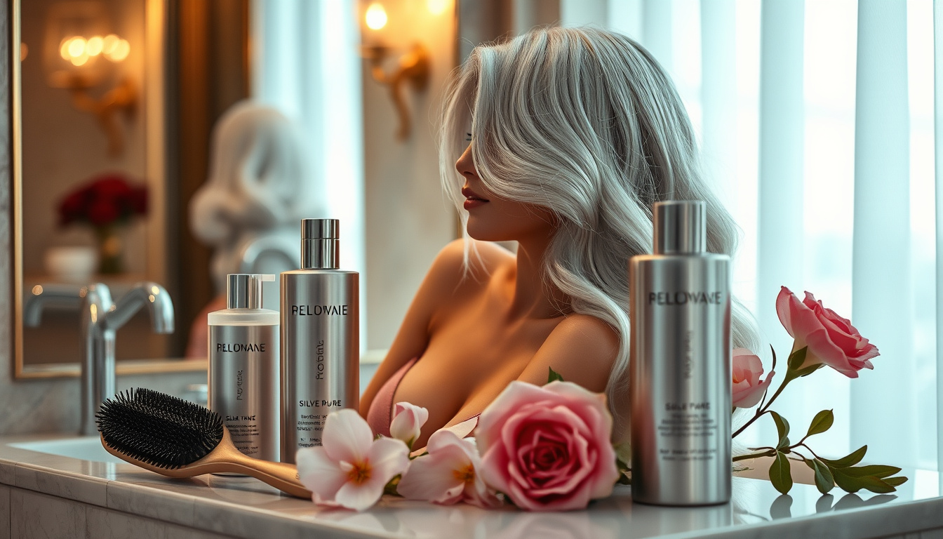 Caring for Silver Hair: Products and Techniques