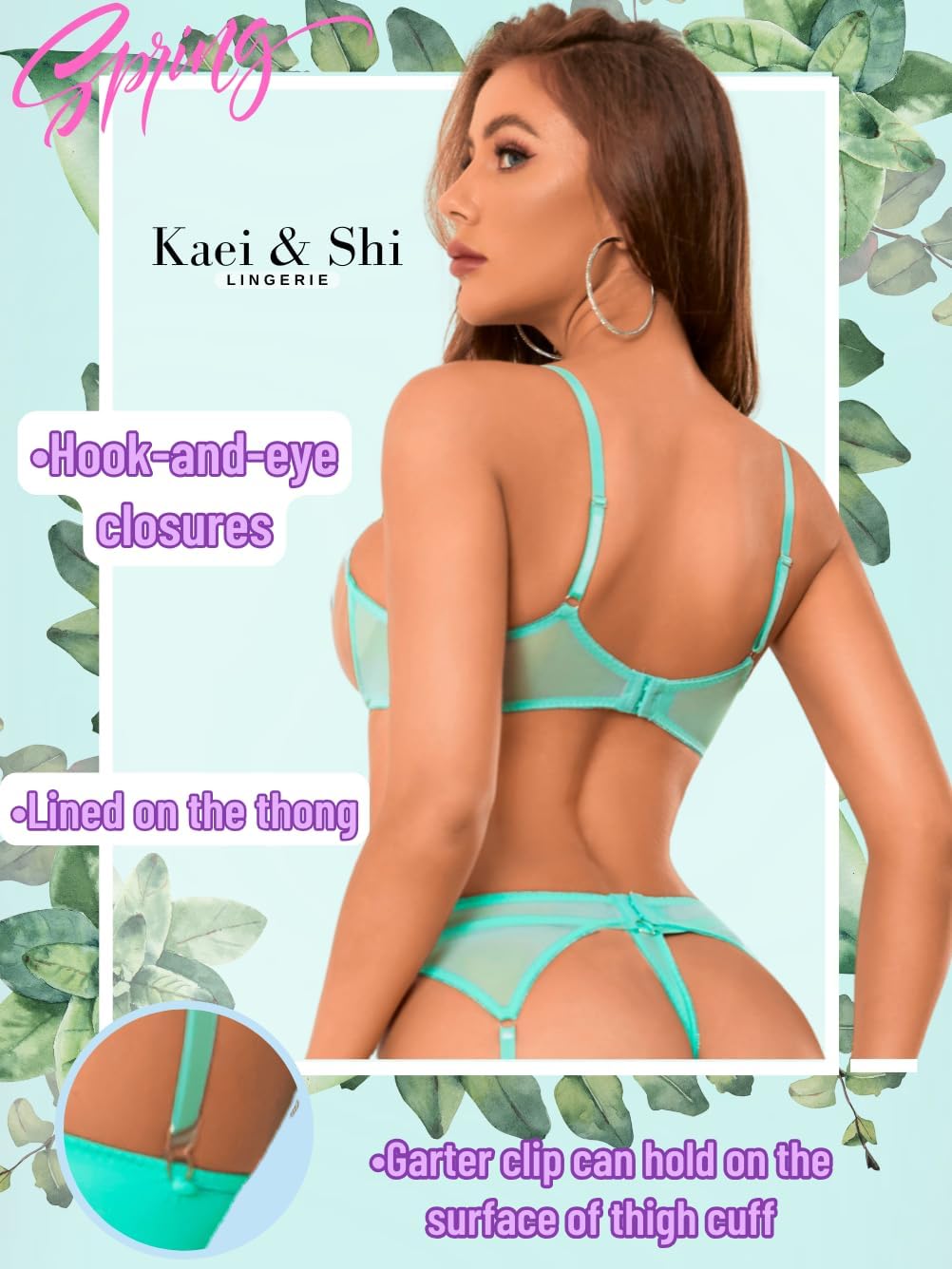 Unveiling Elegance: A Review of Kaei&Shi Floral Embroidered Lingerie Set