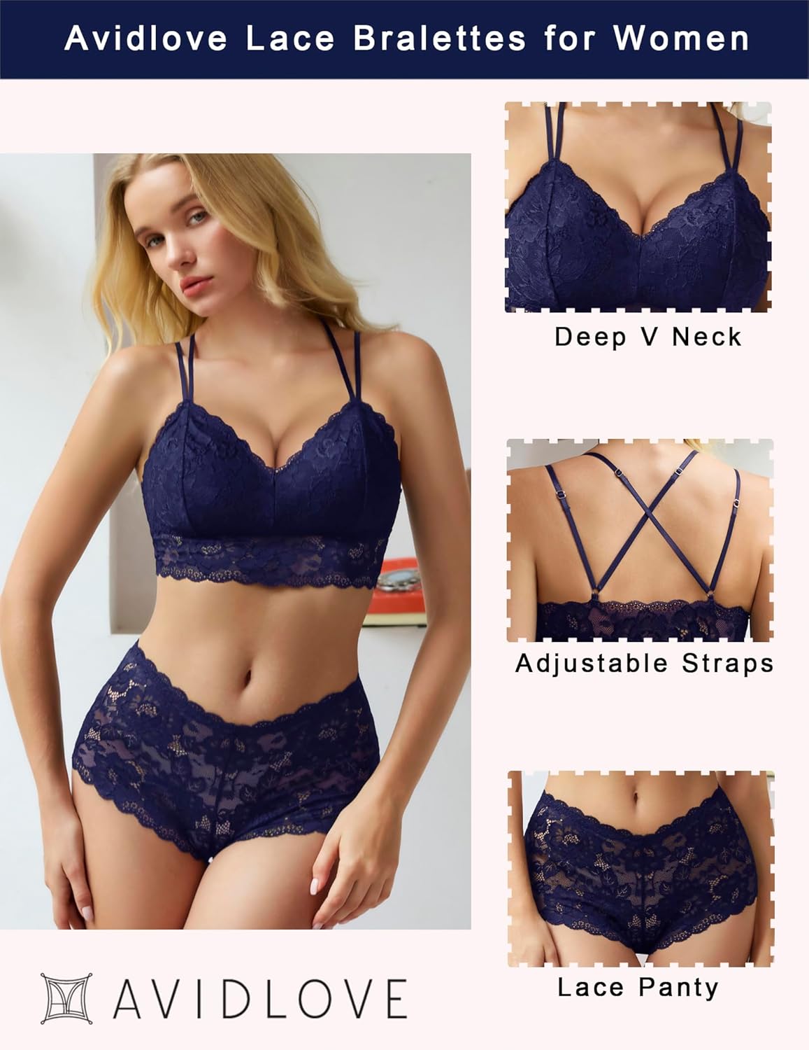Unveiling Desire: A Review of the Avidlove Sexy Lace Lingerie Set