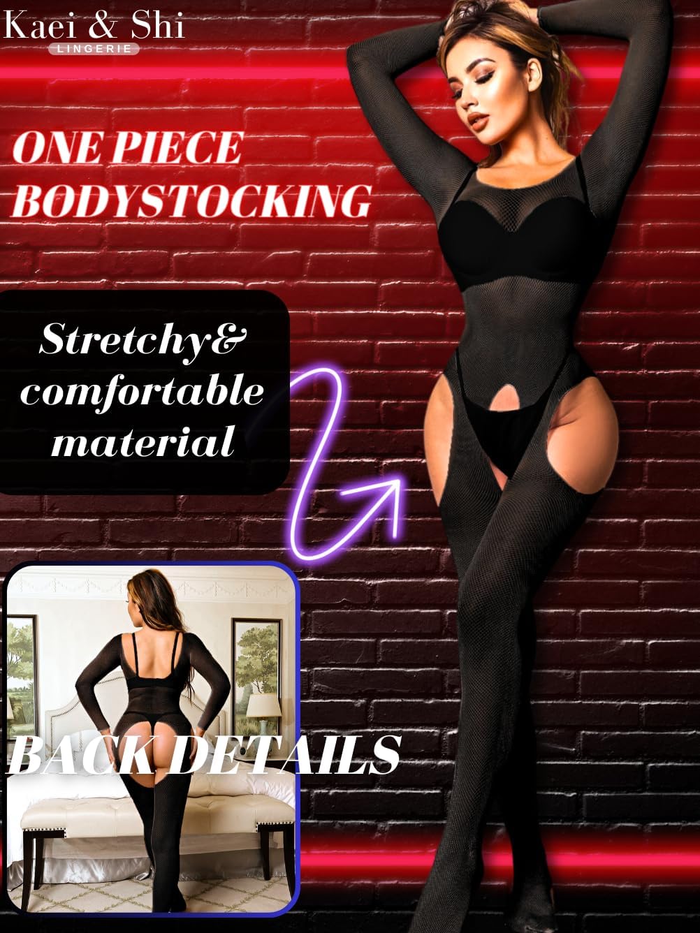 Unleash Your Sensual Side: Kaei&Shi Fishnet Bodysuit Review