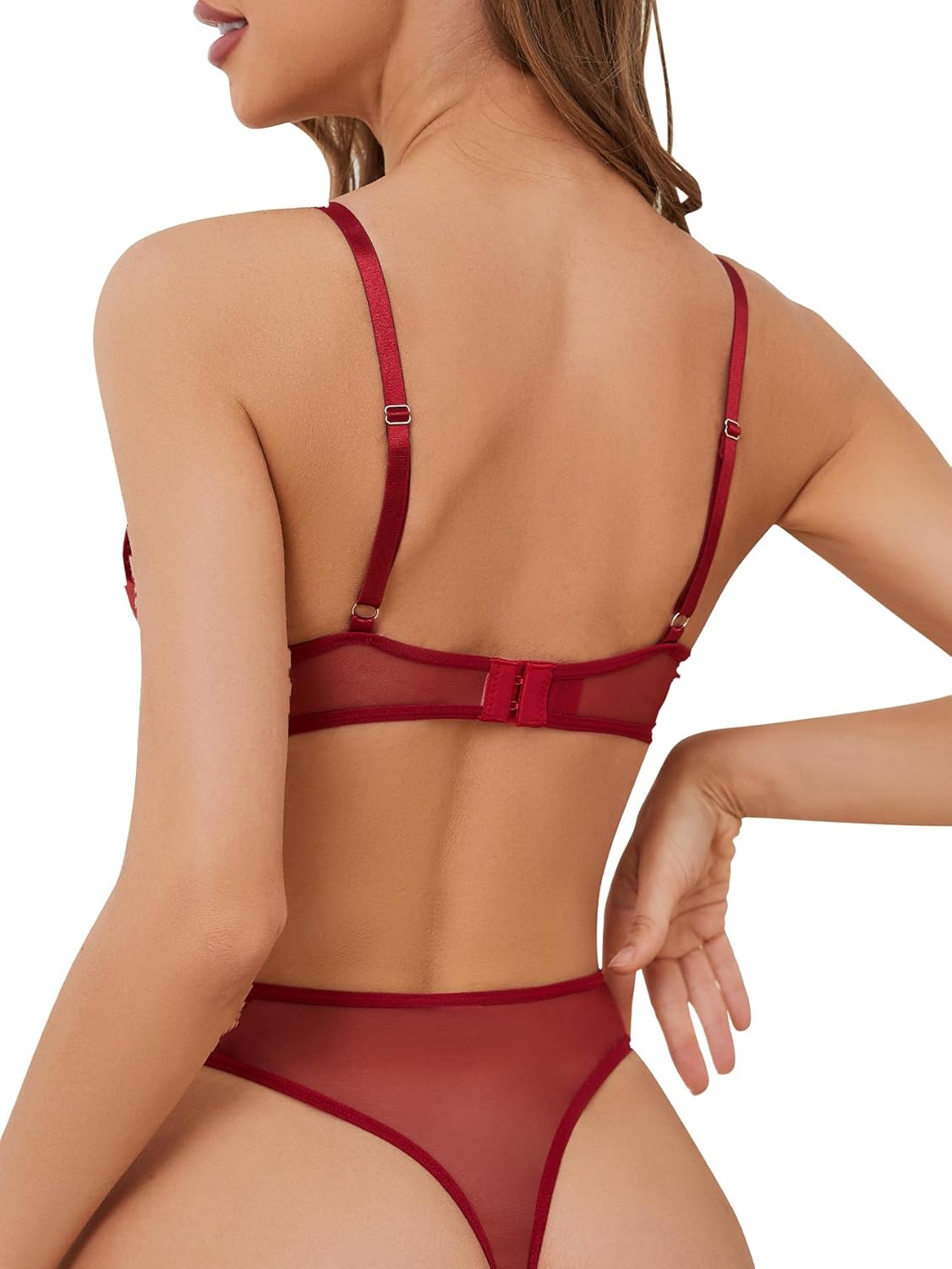 Unleash Your Inner Goddess: Lilosy Sexy Floral Embroidered Lingerie Set Review