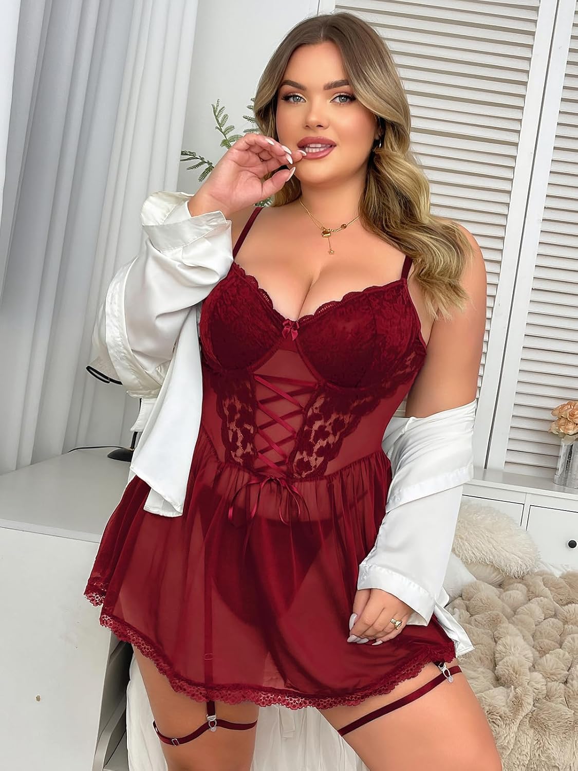 Unveiling Elegance: Ultimate Review of the Plus Size Lace Babydoll Dress