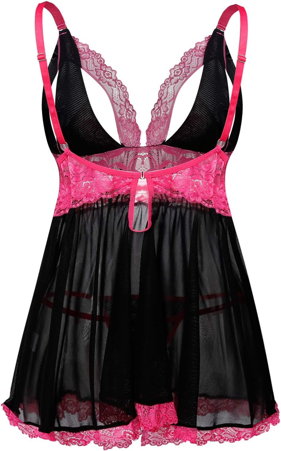 Donnalla Plus Size Lingerie: Unveil Your Confidence with this Sexy Babydoll Chemise