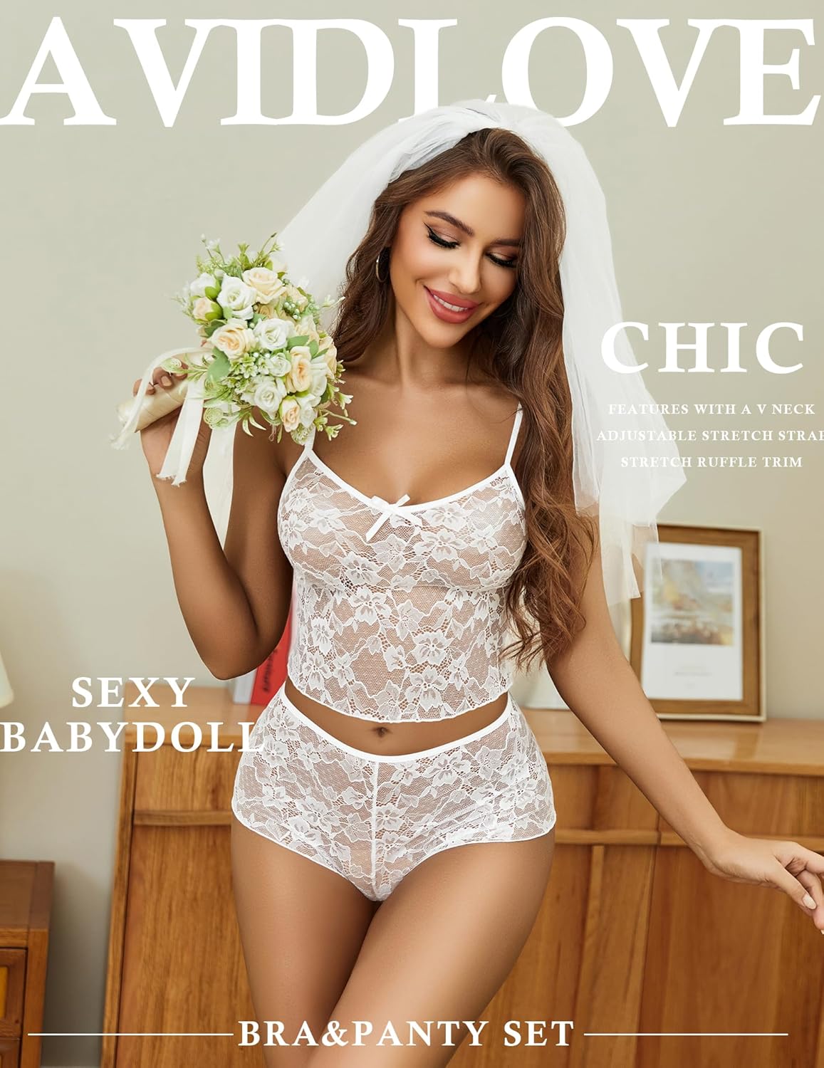 Elevate Your Elegance: A Review of Avidlove Lace Bra and Panty Set