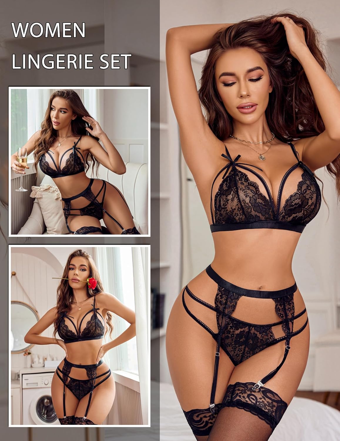 Indulge in Elegance: A Review of the Avidlove Lace Teddy Lingerie Set