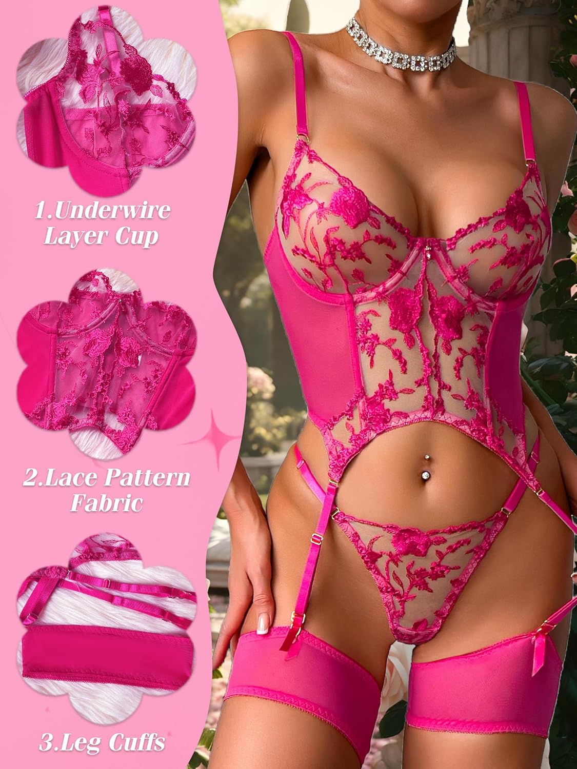 Elevate Your Intimates: The Ultimate Sexy Lace Corset & Garter Set Review