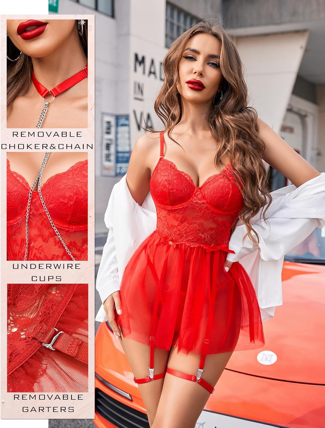 Unveil Your Allure: Avidlove Lace Babydoll Lingerie Set Review