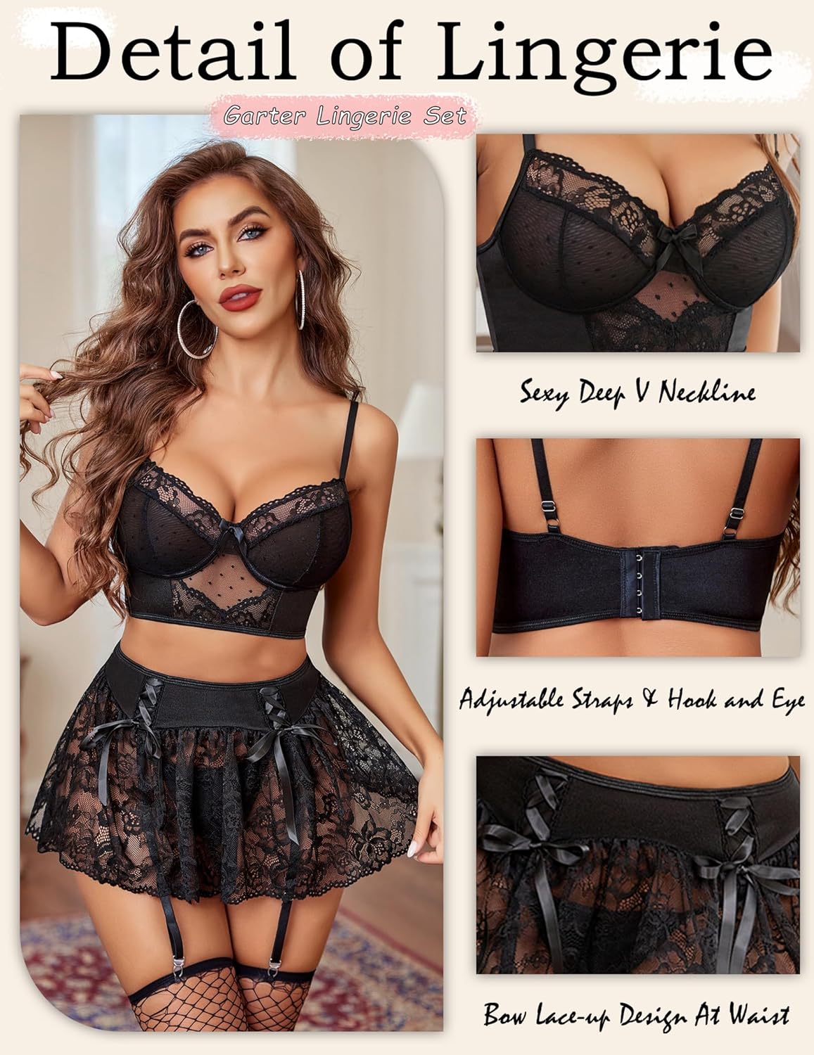 Unveiling Elegance: The Avidlove 3-Piece Lingerie Set Review