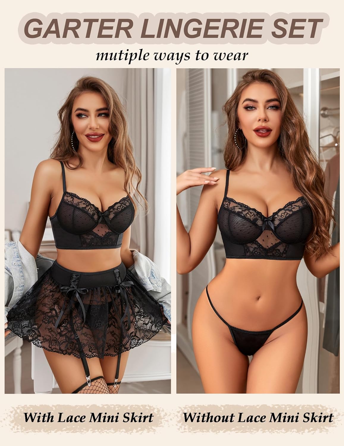 Unveiling Elegance: The Avidlove 3-Piece Lingerie Set Review