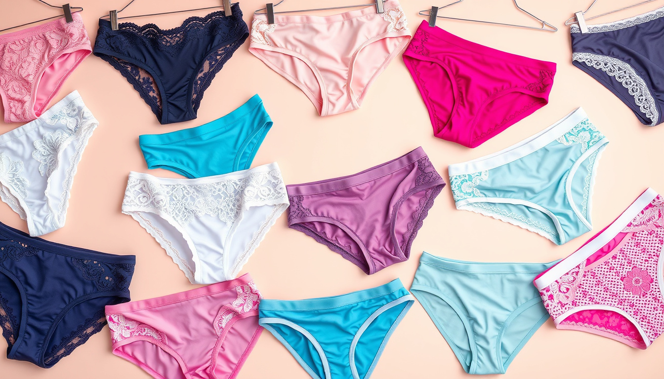 Different Types of Ladies Underwear and Their Sizes