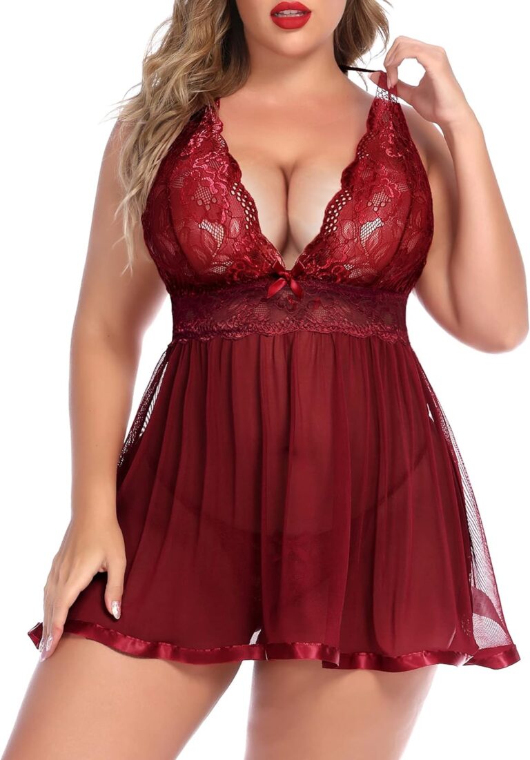 Avidlove Plus Size Babydoll Lingerie: Comfort Meets Elegance!
