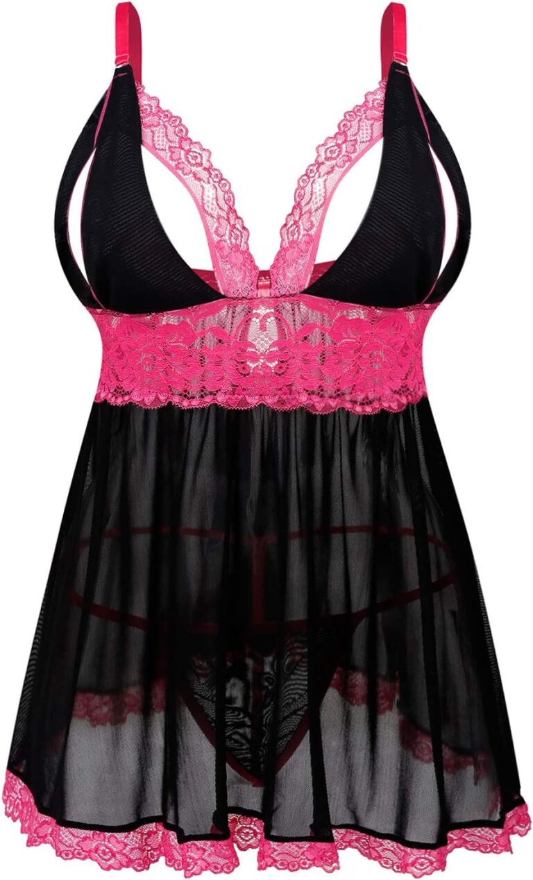 Donnalla Plus Size Lingerie: Unveil Your Confidence with this Sexy Babydoll Chemise