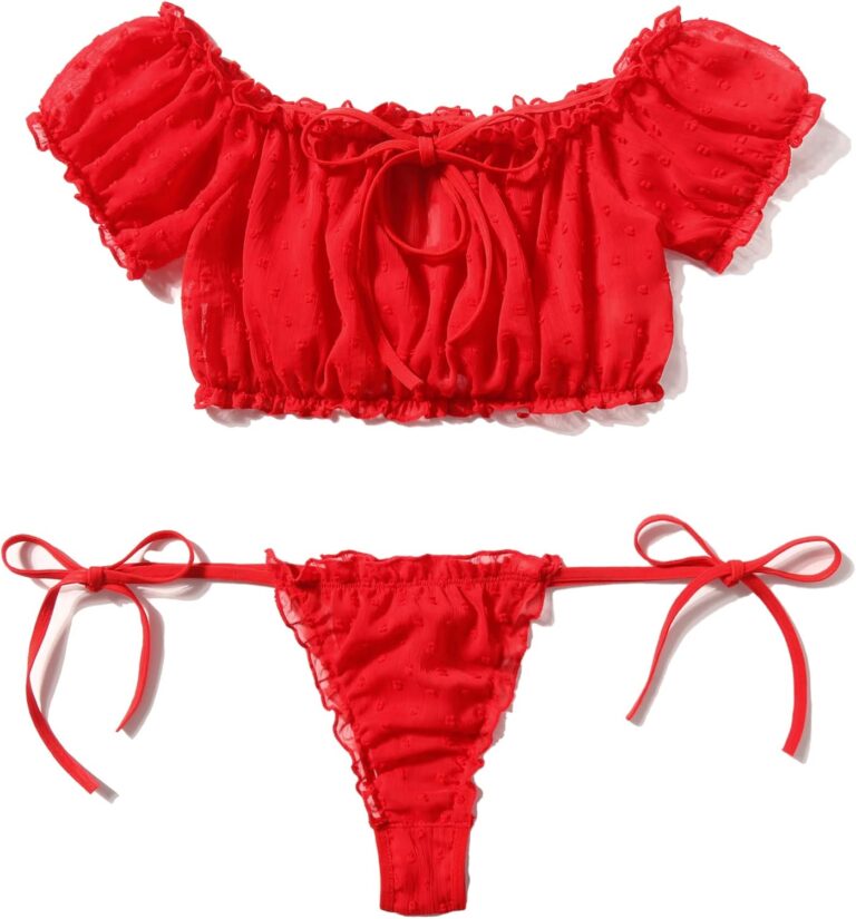 Elevate Your Nightwear: Avidlove Ruffle Lingerie Set Review