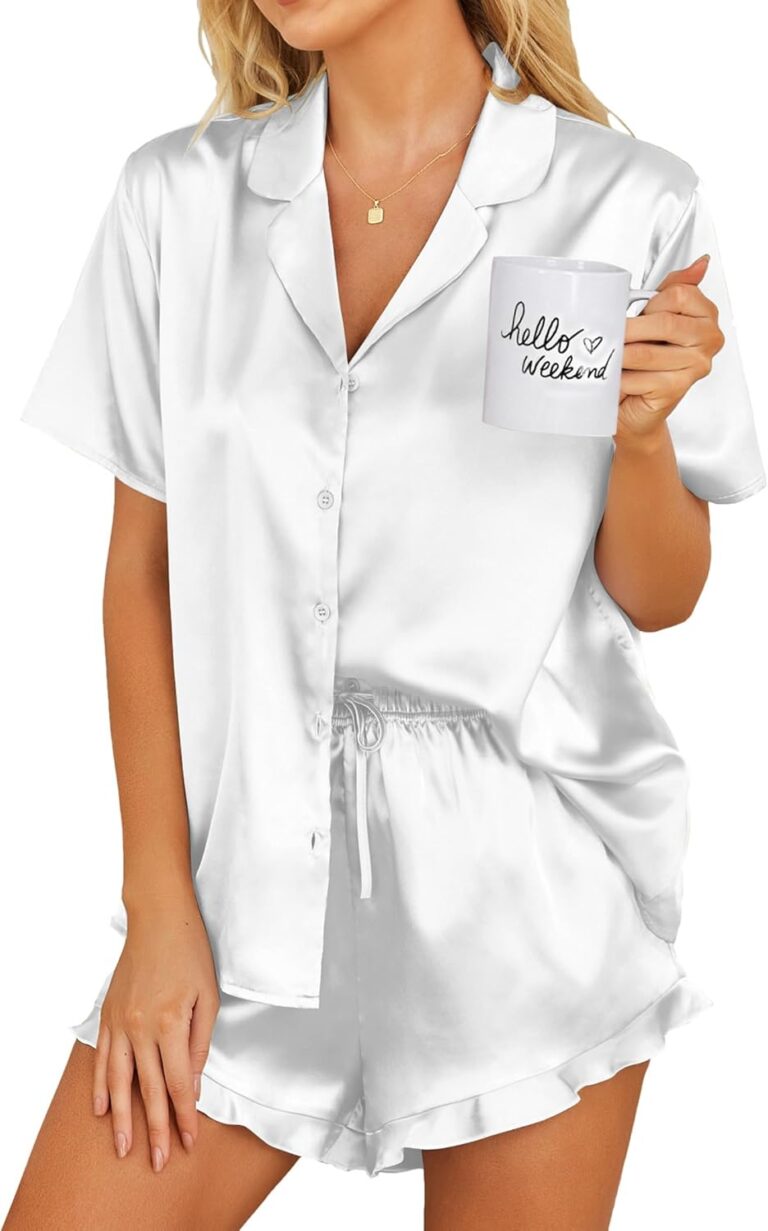 Luxurious Comfort: Ekouaer Silk Pajamas Set Review