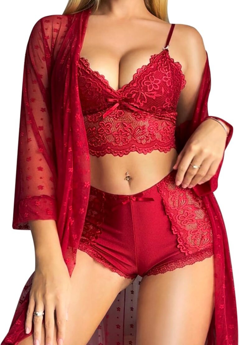 Unleash Your Allure: RSLOVE 3-Piece Lace Lingerie Set Review