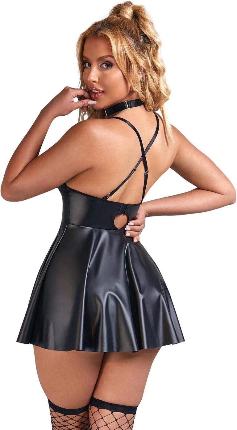 Unleash Your Confidence: Review of the Ohyeah Plus Size Faux Leather Lingerie Set