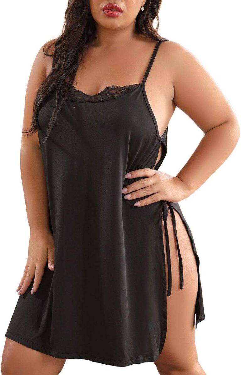 Unleash Your Confidence: Reviews of the XAKALAKA Plus Size Lace Babydoll Chemise!