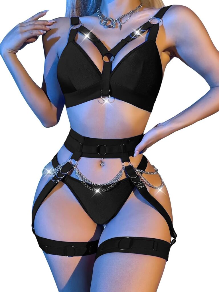 Unleash Your Inner Diva: Lilosy Sexy Chain Strappy Garter Belt Reviews
