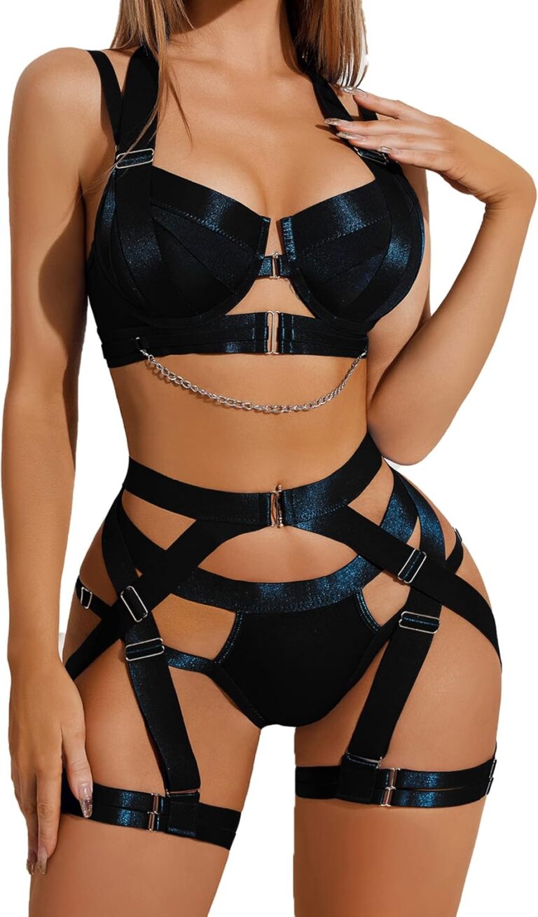 Unleash Your Inner Seductress: A Review of Avidlove's Strappy Lingerie Set