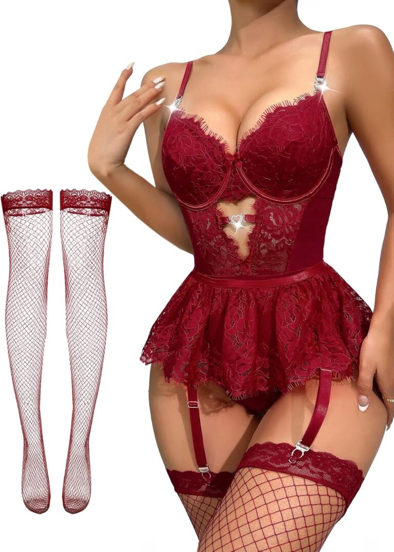 Unlock Your Inner Elegance: Lilosy Sexy Heart Rhinestones Babydoll Review