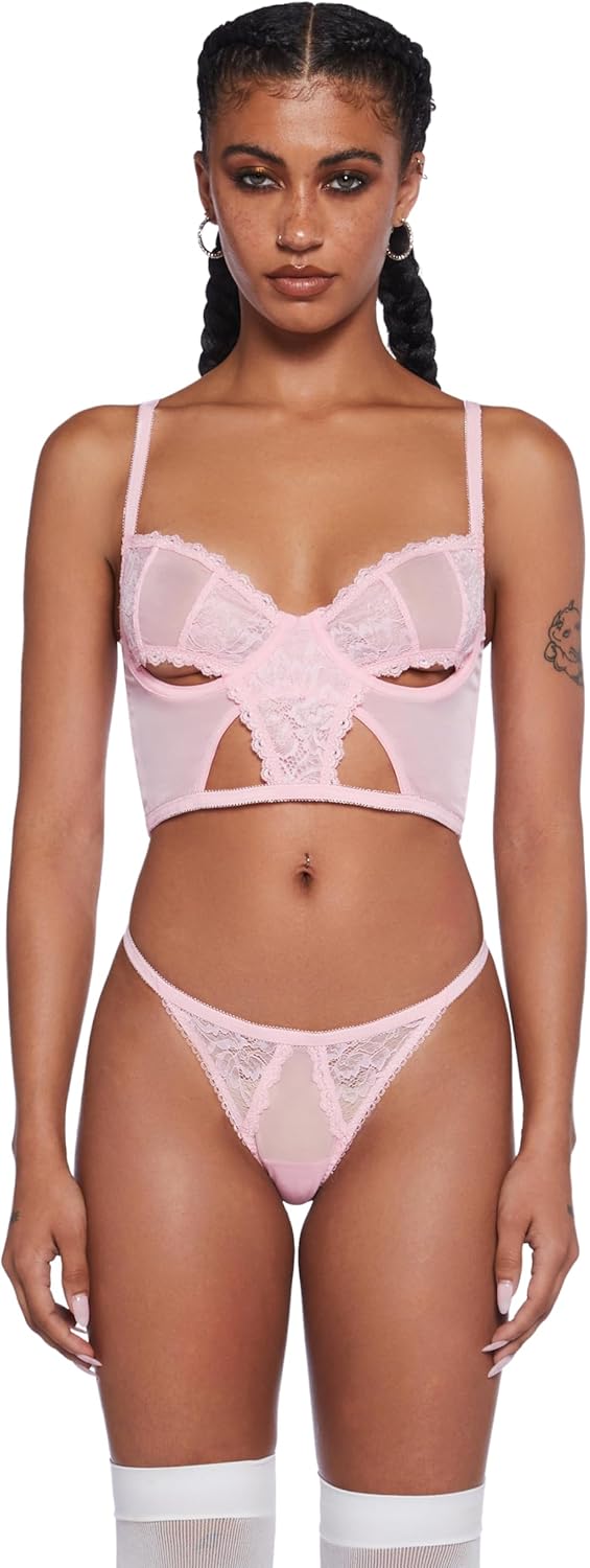 Unveiling Allure: A Review of the Dolls Kill Midnight Entanglements Lingerie Set