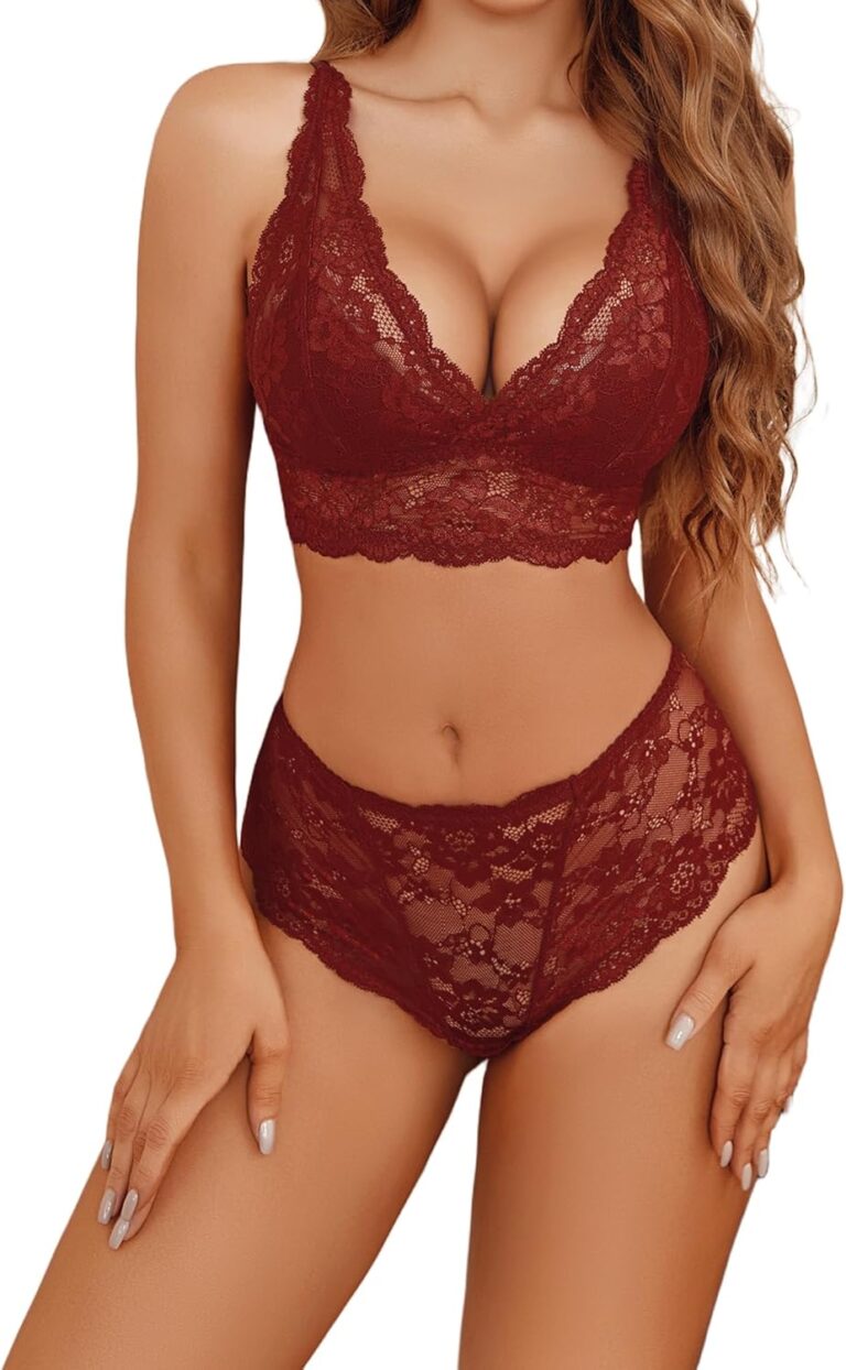 Unveiling Desire: A Review of the Avidlove Lace Lingerie Set for Women