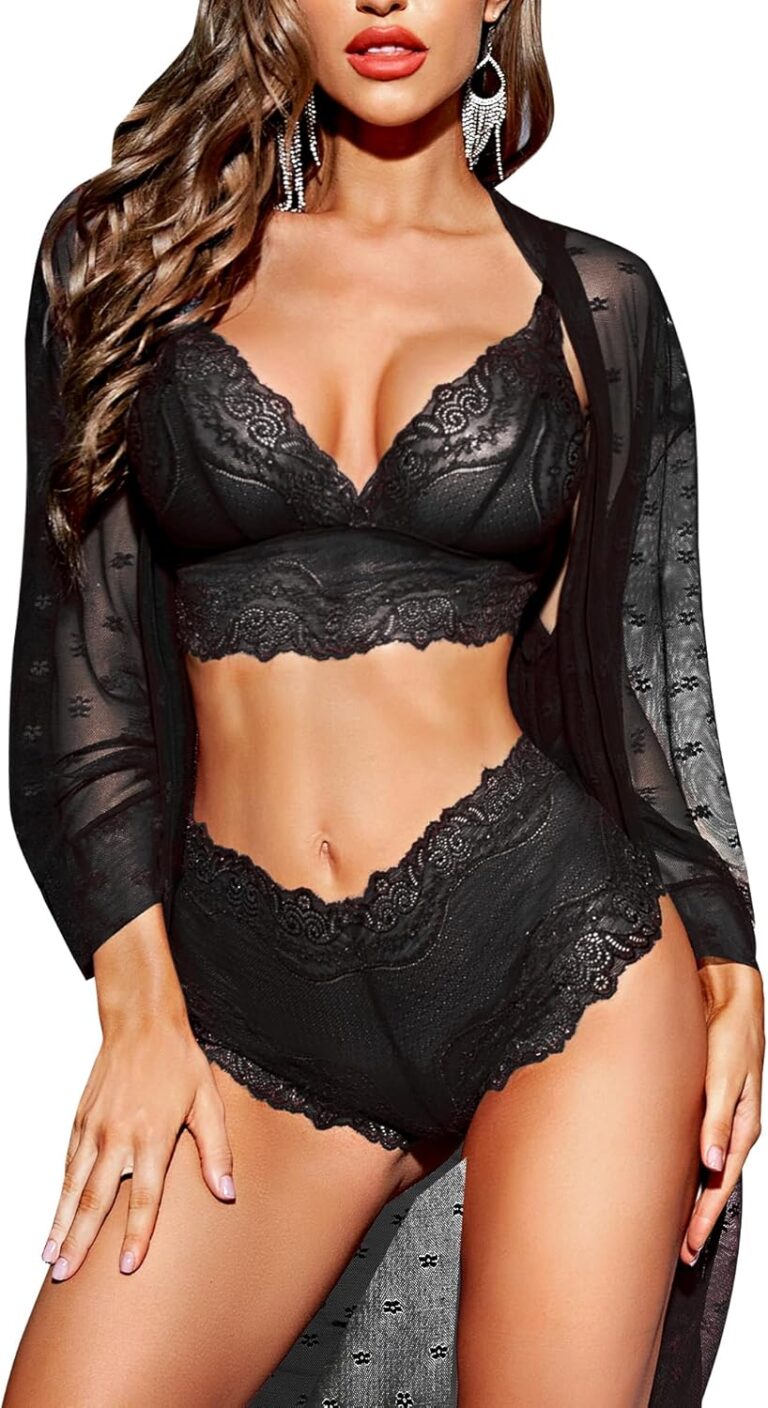 Unveiling Elegance: RSLOVE's 3-Piece Lace Lingerie Set Review