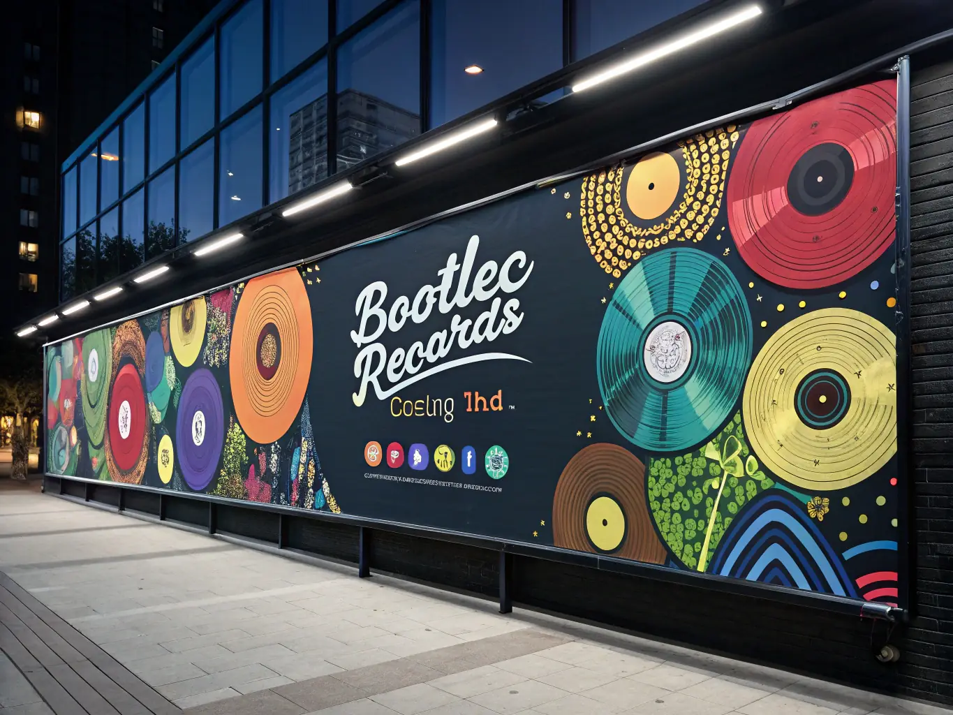 A collection of vinyl records and CDs, representing the tangible and nostalgic aspect of music collecting and appreciation.